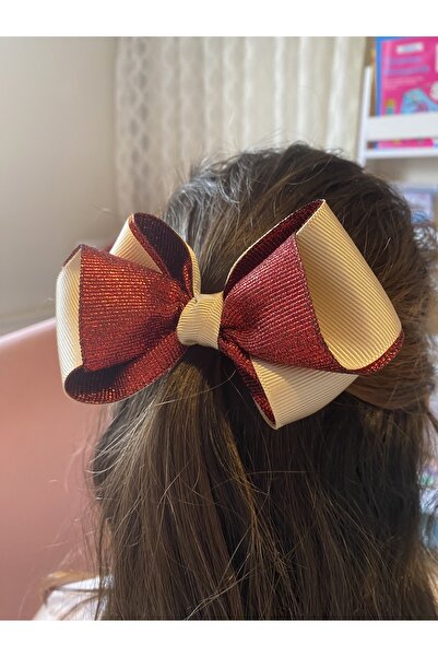 UniqueHandMade Πολυτελής πιο πρόσφατη τάση Πόρπη με μεγάλο φιόγκο, χειροποίητ...