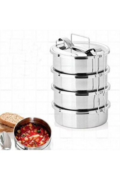 abnturk Paslanmaz Sefer Tası 2 No 4'lü 16x22,5 Cm