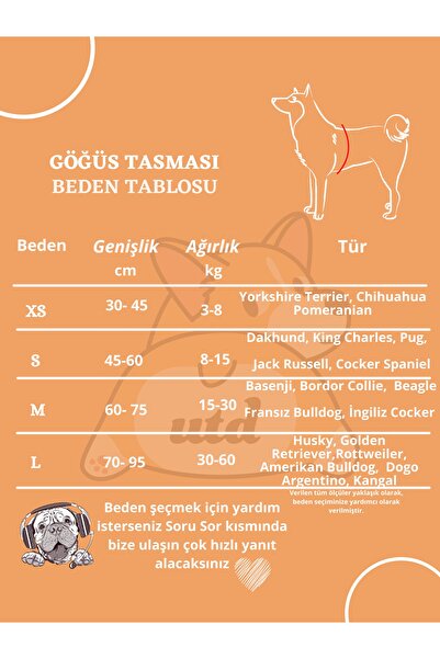 UTDpet Tigerfly Dog Chest Collar