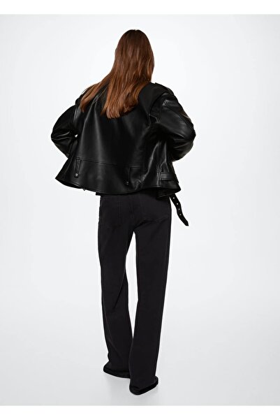 MANGO Woman Motorkářská bunda na zip