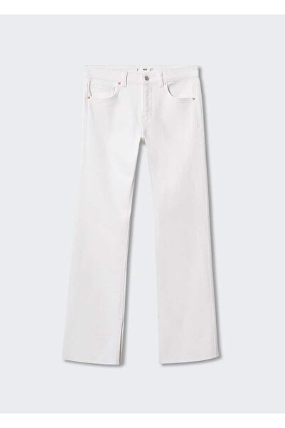 MANGO Woman Orta Bel Düz Kesim Jean
