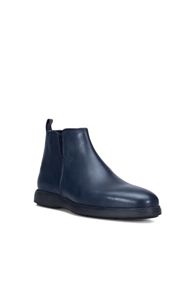 Alba Lacivert Hakiki Deri Erkek Bot