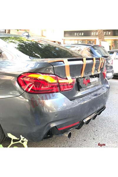 HYM TUNİNG Bmw 4 Serisi F36 Grand Coupe 4 Kapı Sedan Spoyler Boyasız Plastik,...