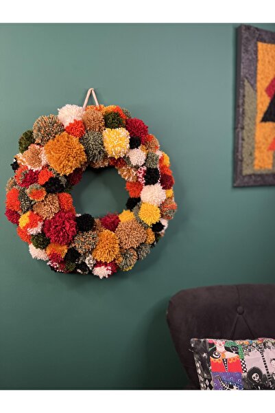 Ezgi Deveci Butik Ponpon Duvar Süsü/ Kapı Süsü/ Duvar Dekorasyon