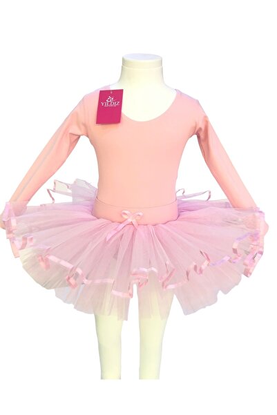 Yıldız Bale Kostüm ve Spor Ürünleri Uzunkol Sırtı Kapalı Mayo&tütü Etek