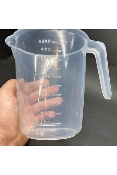 Pause Art Home Plastic Measuring Cup - Scale Cup 1000 Cc - Graduated Scale - 1 Liter Luxury Scale Cup