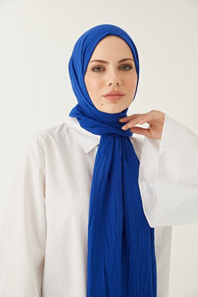 FRESCO SCARFS Women's Hijab Bamboo Scarf Shawl * Saks Blue