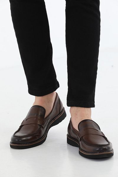 Everest M.karaca Genuine Leather Orthopedic College Classic Men's Shoes