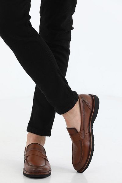 Everest M.karaca Genuine Leather Orthopedic College Classic Men's Shoes