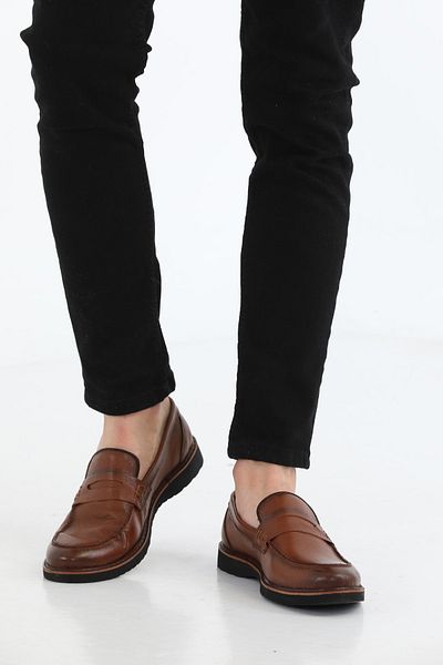 Everest M.karaca Genuine Leather Orthopedic College Classic Men's Shoes
