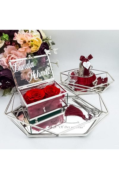 Helvacıoğlu Engagement Tray Set