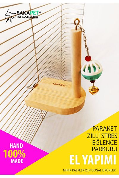 SAKAPET Platform Single Ball Bird Stress Toy