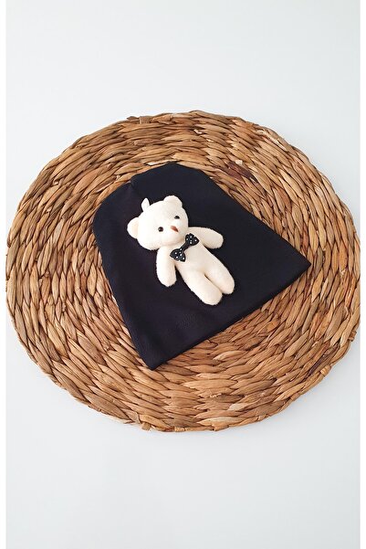 Defne Ayıcıklı Bebek Şapkası