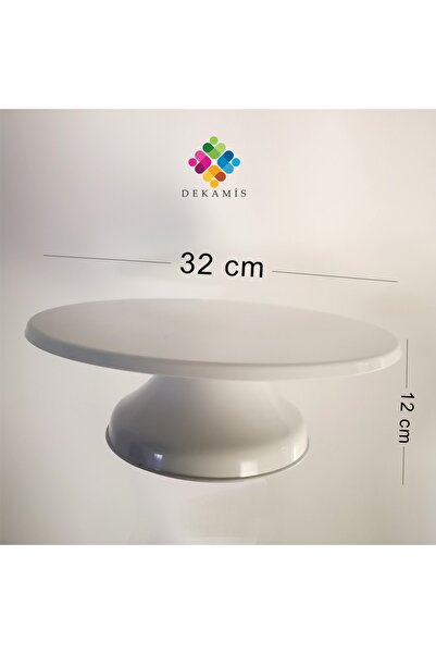 Dekamis Pasta Sıvama Standı + Misgo Krema Sıkma Torbası 72 Li Medium + Paslanmaz Pasta Sıvama Ve Kazıyıcı