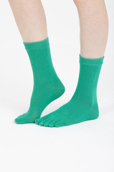 lacoton Дамски памучни чорапи Benetton с едноцветни пръсти TS-0202