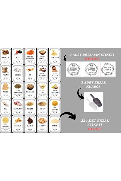 Alamut Home Multibox 10 Lt Multi-Purpose Food Container with Easy Sliding Lid, Pulses and etc. Storage Container 3 Pieces of Detergent