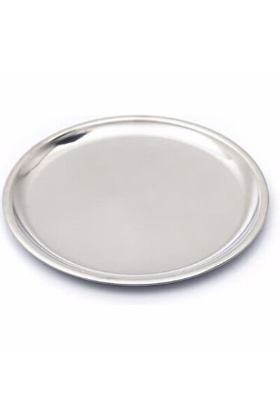 Abant Çelik Düz Tabak No:1 ; (diplomat Tabak) 12 Adet