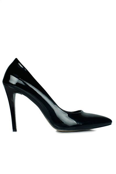 Fitbas 520207   0021 Stiletto din piele neagră pentru femei de mărime mare și mică