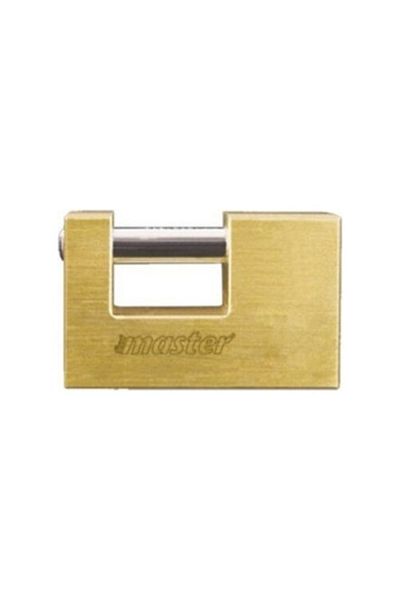 Master Padlock Sliding Shaft Yellow 90mm