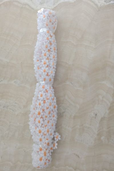 GÜZEL KAMAN 9 Meters Guipure White, Baby Mouth Popatya 1 Cm
