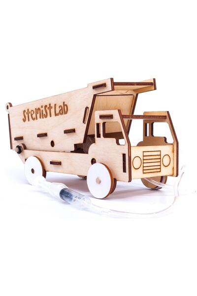 Genel Markalar Stemist Box Ahşap Hidrolik Kamyon Stem Eğitim Seti