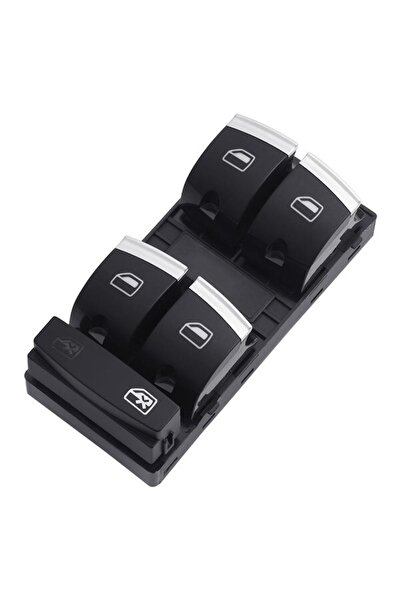 GPR AUTO PARTS Audi A6 Sol Dörtlü Cam Açma Düğmesi Anahtarı Krom 2005-2011