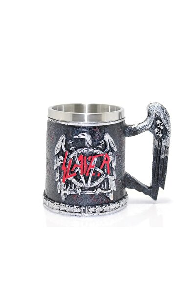 HEPBİMODA Kartal Figürlü Paslanmaz Çelik Kupa Bardak