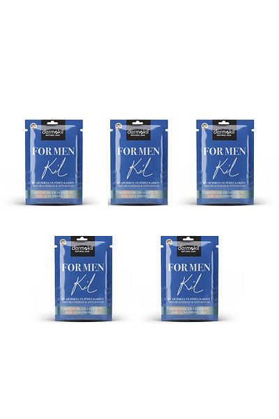 Dermokil For Men Face Mask 15 Ml Set of 5