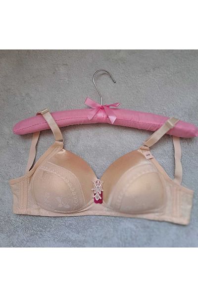 F.K Sutien de damă Sutien de mărime mare Cupă goală Sutien detaliat din dantelă Fancy Daily Confortable Underwear