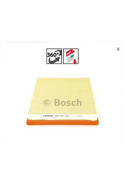 Bosch Movano Master II Mascot Air Filter - 1.9/2.0/2.2/2.5/2.8 98%