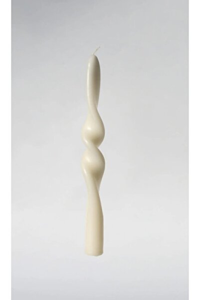 Mumbox mutluluk mum şeklinde Tekli Burgu Şamdan Mum