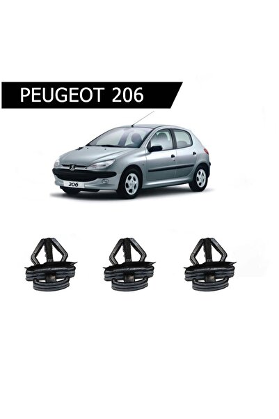 arotomarket Peugeot 206 Ön Panjur Bağlantı Klipsi 10 Adetli Paket 6995x3