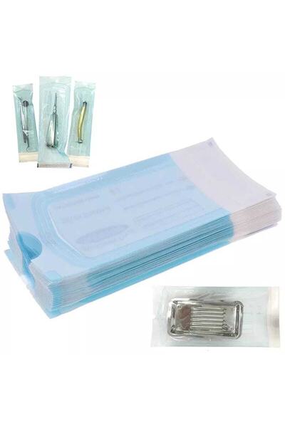 ELLEA NAIL مغلفات معقمة احترافية، عبوة تحتوي على 100 مغلف معقم