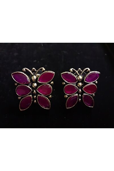 Aashiv's Collection أقراط نسائية هندية من الفولاذ المقاوم للصدأ