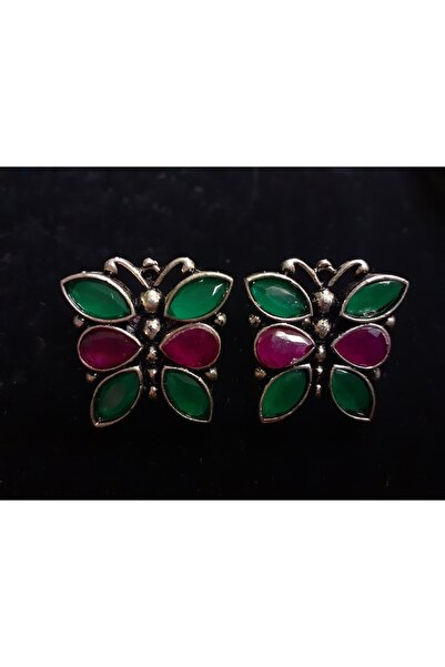 Aashiv's Collection أقراط نسائية هندية من الفولاذ المقاوم للصدأ