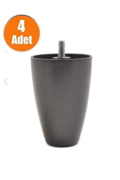 Moda Power MODA Adalya 10 Cm Mobilya Baza Koltuk Puf Ayak Kanepe Ayağı Siyah ...