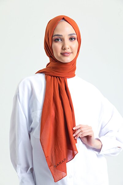 Sarar %100 Pamuk Şal / Turuncu