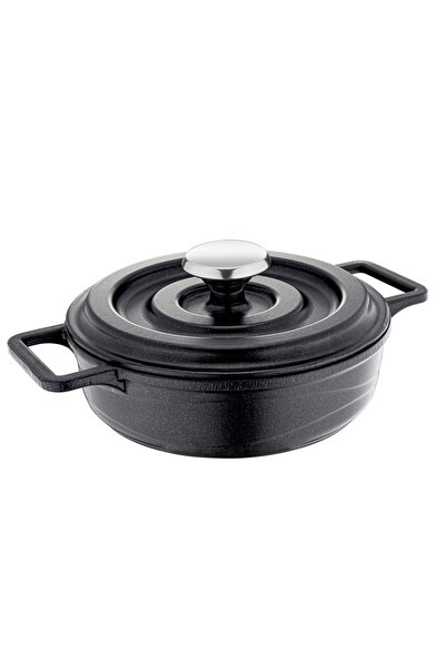 OMS PASLANMAZ 3721 Kapaklı Döküm Mini Tencere