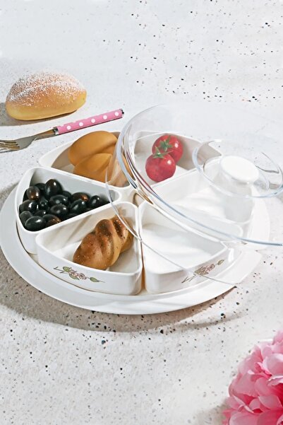 Genel Markalar Carmen Kapaklı Standlı 8 Parça Kahvaltılık