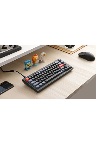 Keychron V2 Qmk- K Pro Brown-rgb-hotswap-mechanical Keyboard Full Assembled Knob -frosted B