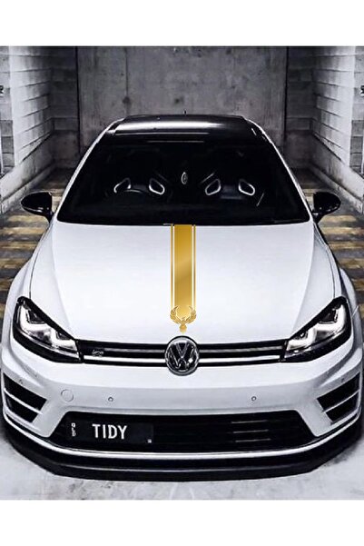 STİCKERCI BEY ملصق شريط غطاء محرك السيارة 12*60 سم نمط النسر غطاء محرك السيار...