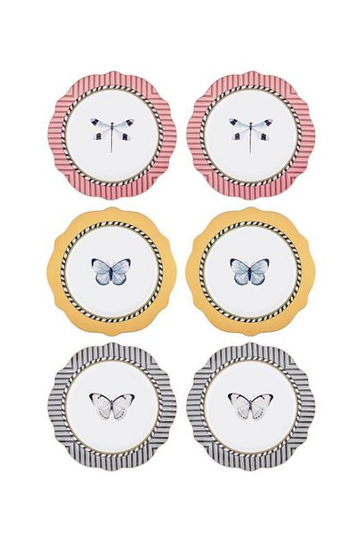The Mia Mystique 6 Piece Cake Plate 20cm