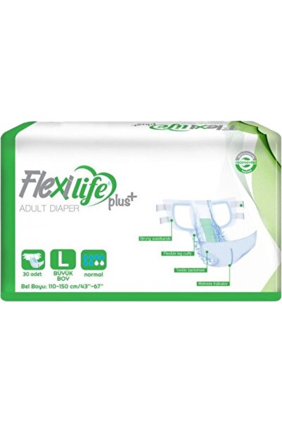Flexilife Plus Large Size Large Patient Diapers with Waistband 30 Pack