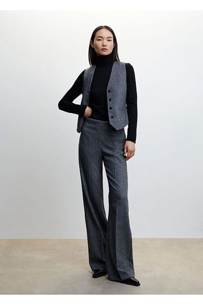 MANGO Woman Turtleneck Knitwear Sweater