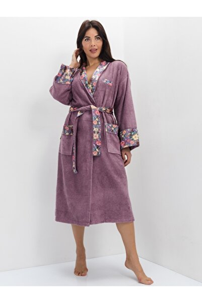 my enjoy Kadın Bambu Bornoz Şal Yaka