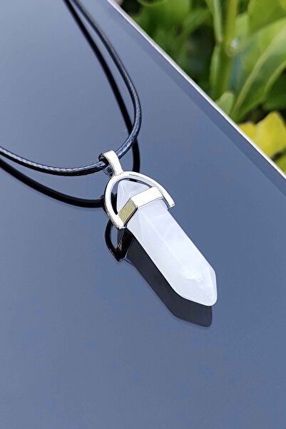 TREND COLLECTİON Moonstone Natural Stone Crystal Women's Necklace