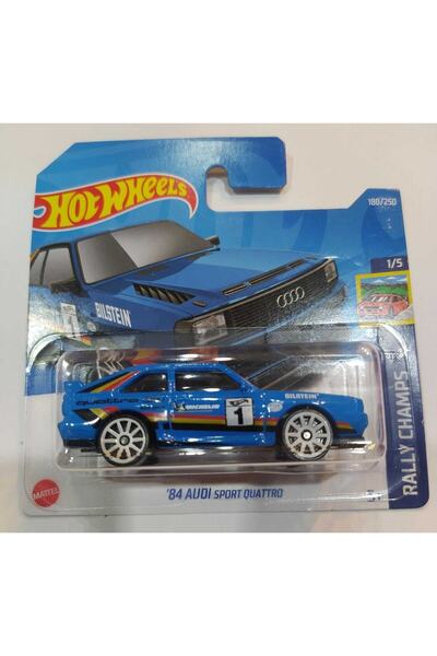 mattel Hotwheels '84 Audı Sport Quattro 1:64 Diecast Model Araba