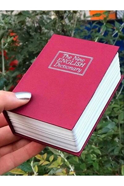 Özasya AVM Kitap Şeklinde Gizli Kasa Hırsız Kilitli Sözlük Para Kumbarası (bo...