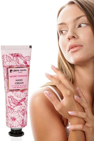 Pierre Cardin كريم مرطب لليدين بزيت الباوباب وفيتامين E - كريم اليد سيكريت با...