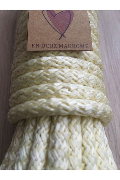 Makromİps Macrame Rope (10 Meters) Polyester Polype Bamboo Basket Supply Bag Beach Multi-Purpose Rope